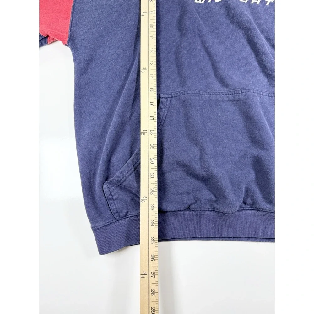 Vintage Arizona Wildcats Hoodie NCAA XL Blue Red Pullover Sweatshirt Distressed